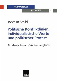 Politische Konfliktlinien, individualistische Werte und politischer Protest (eBook, PDF) - Schild, Joachim