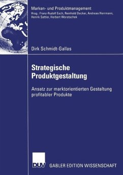 Strategische Produktgestaltung (eBook, PDF) - Schmidt-Gallas, Dirk