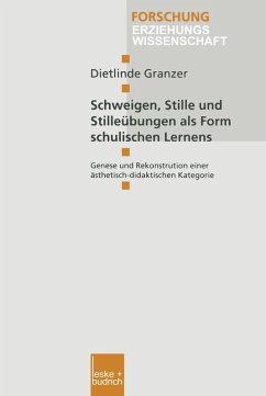Cover Schweigen, Stille und Stilleübungen als Form schulischen Lernens (eBook, PDF)