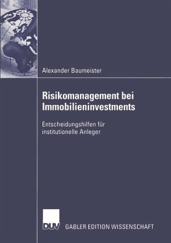 Risikomanagement bei Immobilieninvestments (eBook, PDF) - Baumeister, Alexander