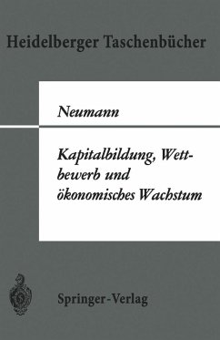 Cover Kapitalbildung, Wettbewerb und ökonomisches Wachstum (eBook, PDF)