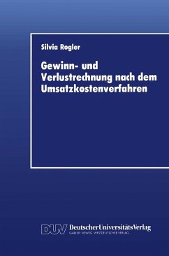 Gewinn- und Verlustrechnung nach dem Umsatzkostenverfahren (eBook, PDF) - Rogler, Silvia