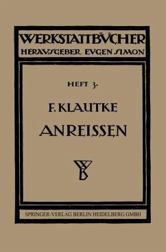 Cover Das Anreißen in Maschinenbau-Werkstätten (eBook, PDF)