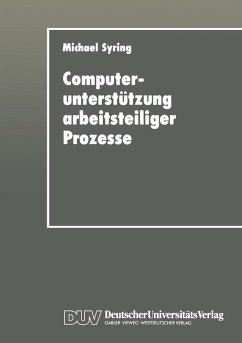 Cover Computerunterstützung arbeitsteiliger Prozesse (eBook, PDF)