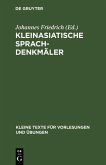 Kleinasiatische Sprachdenkmäler (eBook, PDF)
