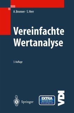 Vereinfachte Wertanalyse mit Formularen und CD-ROM (eBook, PDF) - Bronner, Albert; Herr, Stephan