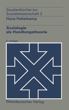 Cover Soziologie als Handlungstheorie (eBook, PDF)