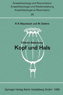 Örtliche Betäubung Kopf und Hals (eBook, PDF) - Macintosh, Robert R.; Ostlere, Mary