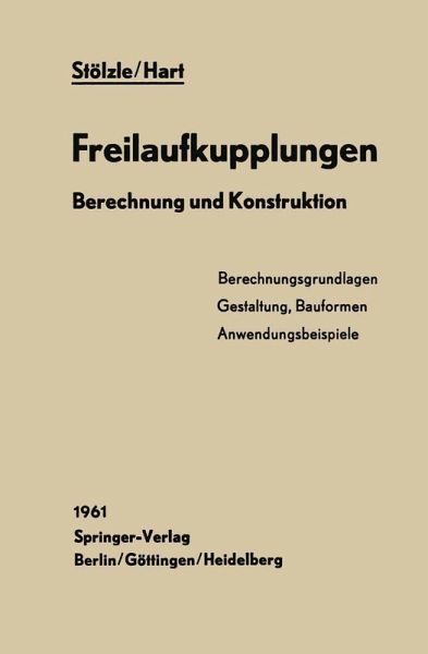 Freilaufkupplungen (eBook, PDF)