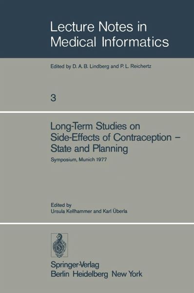 Long-Term Studies on Side-Effects of Contraception - State and Planning (eBook, PDF)