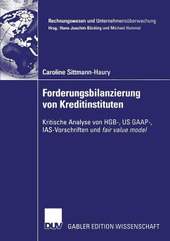 Forderungsbilanzierung von Kreditinstituten (eBook, PDF) - Sittmann-Haury, Caroline