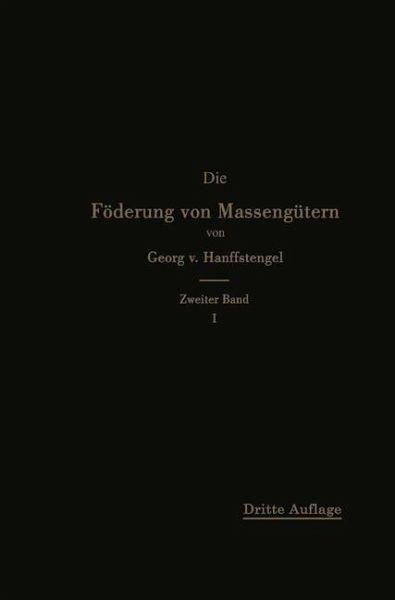 Die Förderung von Massengütern (eBook, PDF)