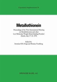 Cover Metallothionein (eBook, PDF)