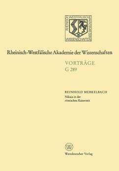 Nikaia in der römischen Kaiserzeit (eBook, PDF) - Merkelbach, Reinhold