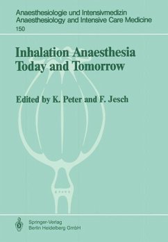 Inhalation Anaesthesia Today and Tomorrow (eBook, PDF) - Jesch, Franz; Peter, K.