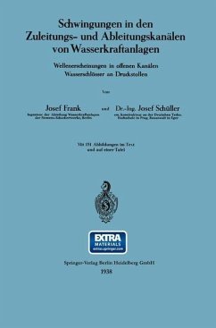 Cover Schwingungen in den Zuleitungs- und Ableitungskanälen von Wasserkraftanlagen (eBook, PDF)