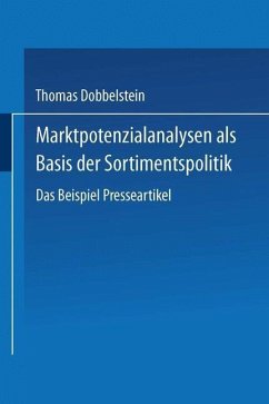 Marktpotenzialanalysen als Basis der Sortimentspolitik (eBook, PDF) - Dobbelstein, Thomas