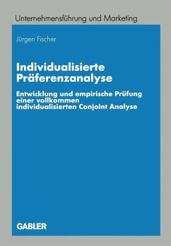 Individualisierte Präferenzanalyse (eBook, PDF) - Fischer, Jürgen