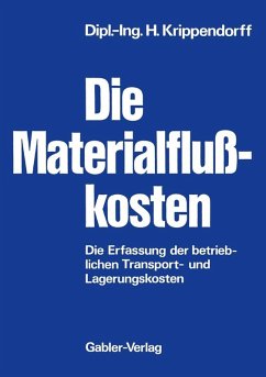 Die Materialflußkosten (eBook, PDF) - Krippendorff, Herbert