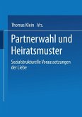 Partnerwahl und Heiratsmuster (eBook, PDF)