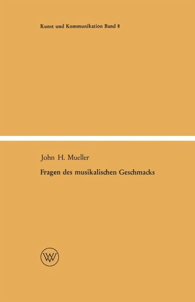 Fragen des musikalischen Geschmacks (eBook, PDF) Fragen des musikalischen Geschmacks (eBook, PDF)