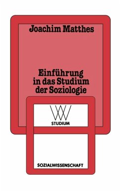 Einführung in das Studium der Soziologie (eBook, PDF) Cover Einführung in das Studium der Soziologie (eBook, PDF)