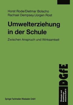 Umwelterziehung in der Schule (eBook, PDF)