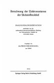 Berechnung der Elektronenterme der Stickstoffmolekel (eBook, PDF)