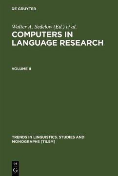 Cover Computers in Language Research 2 (eBook, PDF)