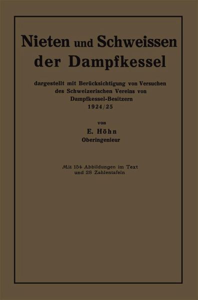 Nieten und Schweissen der Dampfkessel (eBook, PDF)