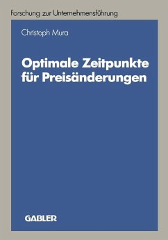 Optimale Zeitpunkte für Preisänderungen (eBook, PDF) - Mura, Christoph