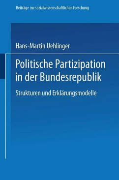 Cover Politische Partizipation in der Bundesrepublik (eBook, PDF)