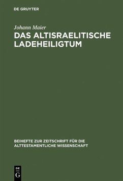 Cover Das altisraelitische Ladeheiligtum (eBook, PDF)