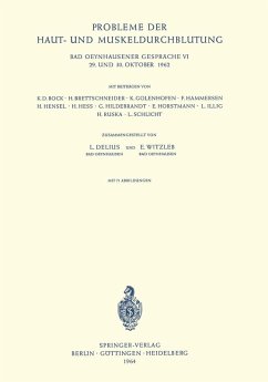 Cover Probleme der Haut- und Muskeldurchblutung (eBook, PDF)