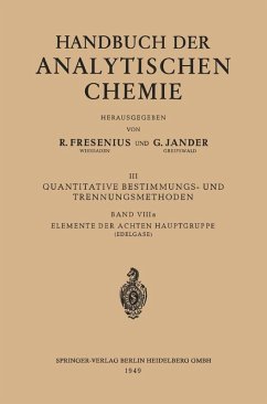 Elemente der Achten Hauptgruppe (eBook, PDF) - Kahle, Heinrich; Karlik, Berta