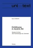 Einführung in ALGOL 60 (eBook, PDF)