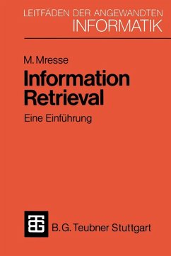 Information Retrieval - Eine Einführung (eBook, PDF) - Mresse, Moscheh