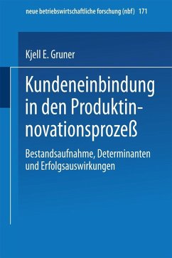 Kundeneinbindung in den Produktinnovationsprozeß (eBook, PDF) - Gruner, Kjell E.
