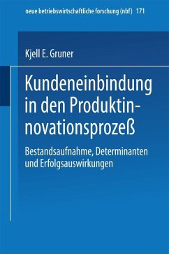 Cover Kundeneinbindung in den Produktinnovationsprozeß (eBook, PDF)
