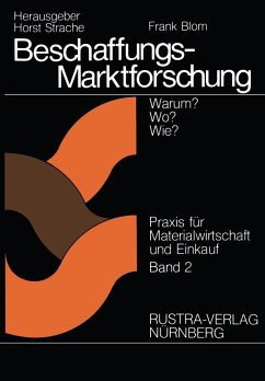 Beschaffungsmarktforschung (eBook, PDF) - Blom, Frank