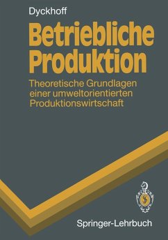 Betriebliche Produktion (eBook, PDF) - Dyckhoff, Harald