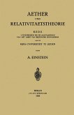 Aether und Relativitaetstheorie (eBook, PDF)