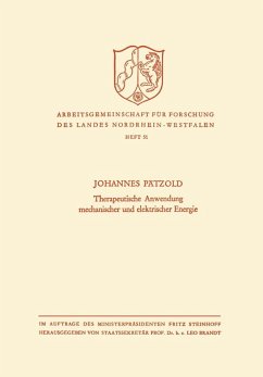 Cover Therapeutische Anwendung mechanischer und elektrischer Energie (eBook, PDF)