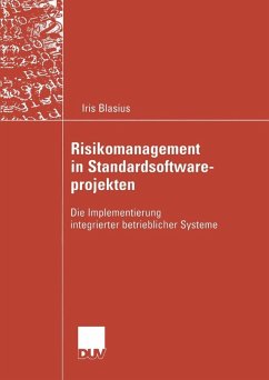 Risikomanagement in Standardsoftwareprojekten (eBook, PDF) - Blasius, Iris
