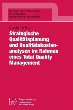 Cover Strategische Qualitätsplanung und Qualitätskostenanalysen im Rahmen eines Total Quality Management (eBook, PDF)