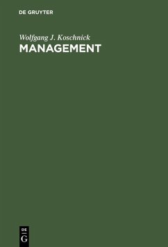 Management (eBook, PDF) - Koschnick, Wolfgang J.