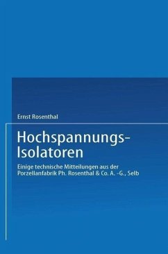Hochspannungs-Isolatoren (eBook, PDF) - Rosenthal, Ernst