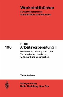 Arbeitsvorbereitung II (eBook, PDF) - Pristl, F.