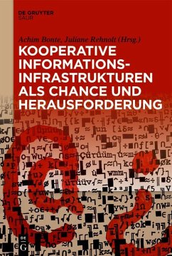 Cover Kooperative Informationsinfrastrukturen als Chance und Herausforderung (eBook, ePUB)