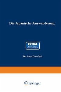 Cover Die Japanische Auswanderung (eBook, PDF)